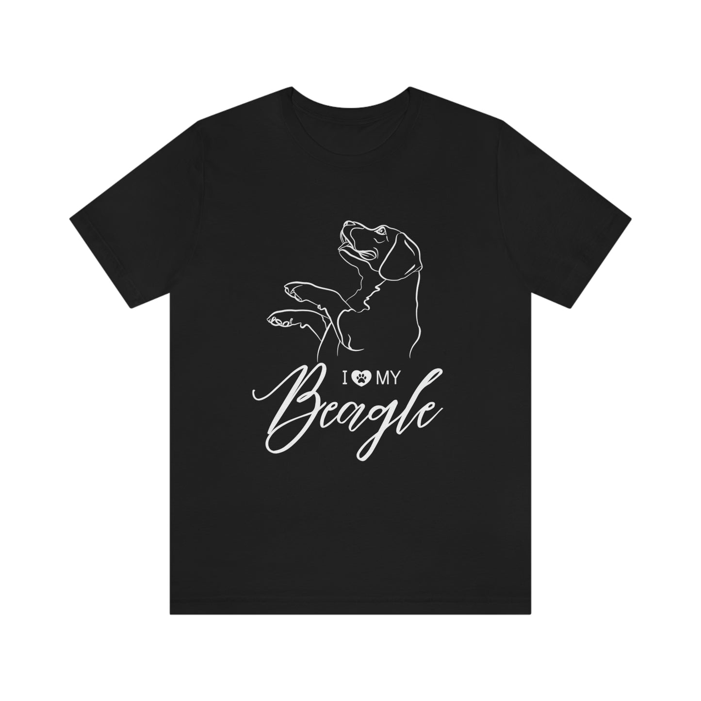 I Love My Beagle T (Dark)