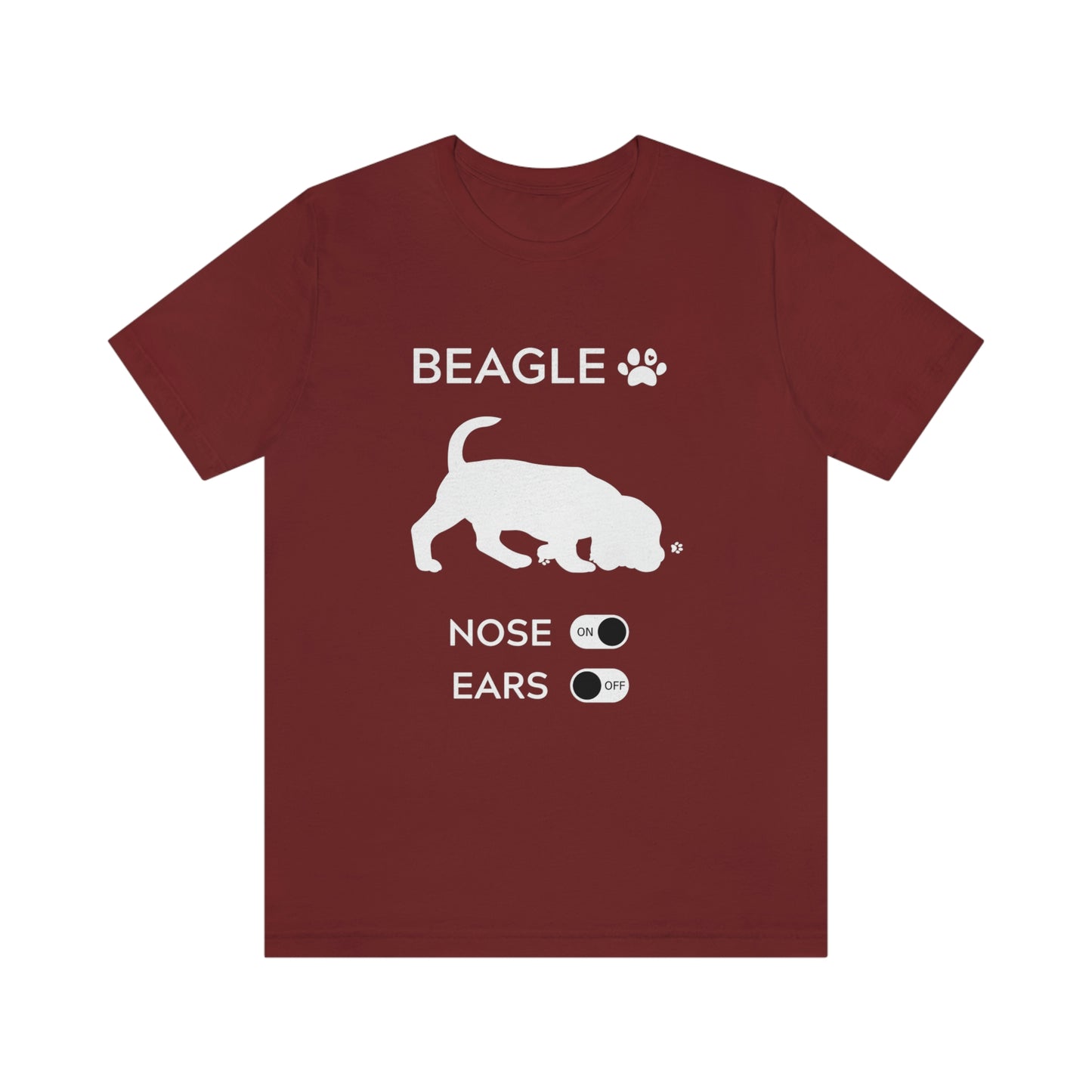 The Nose Runs The Beagle T (Dark)