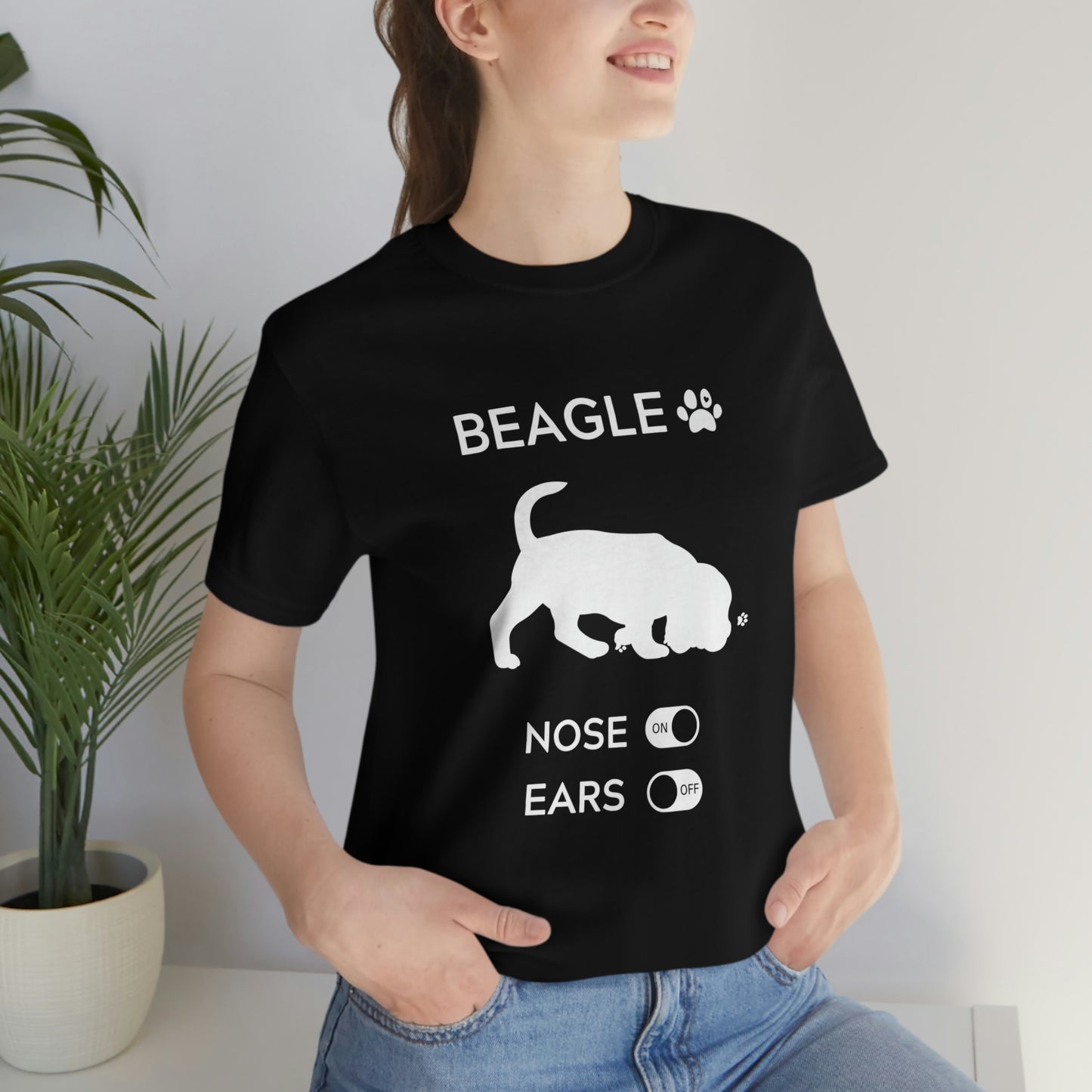 The Nose Runs The Beagle T (Dark)