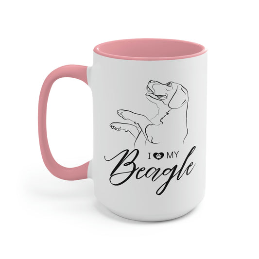 Two-Tone Beagle Mug (15oz)