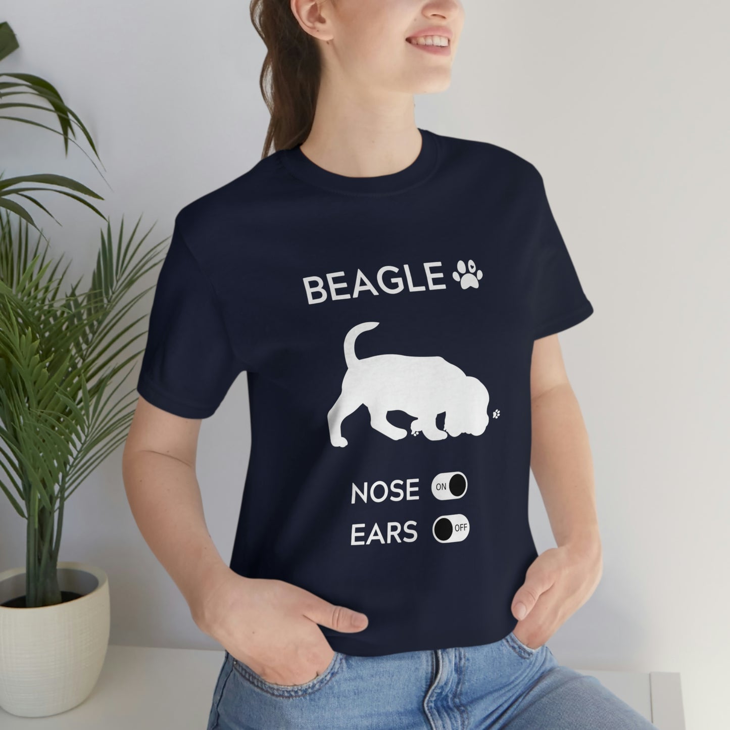 The Nose Runs The Beagle T (Dark)