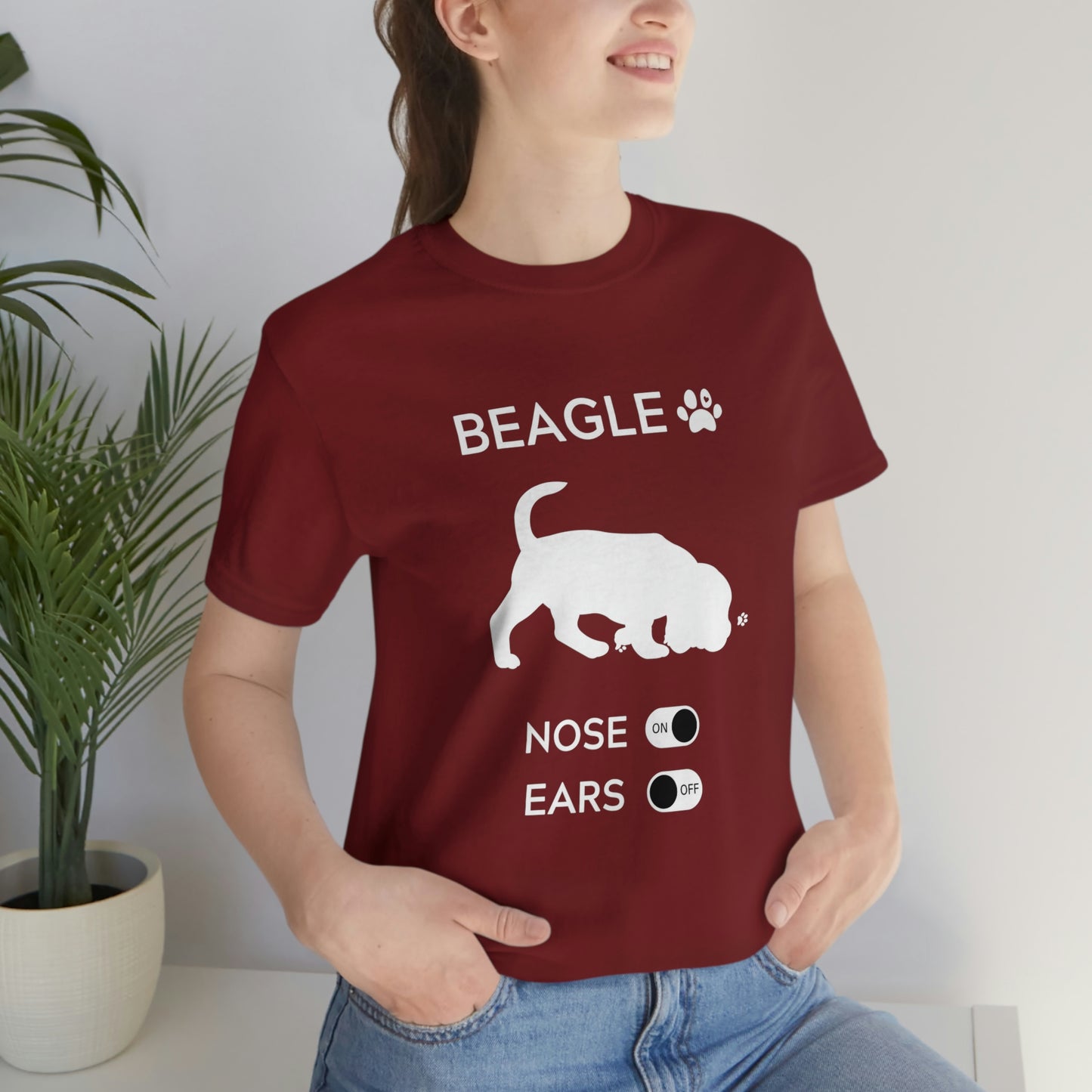 The Nose Runs The Beagle T (Dark)